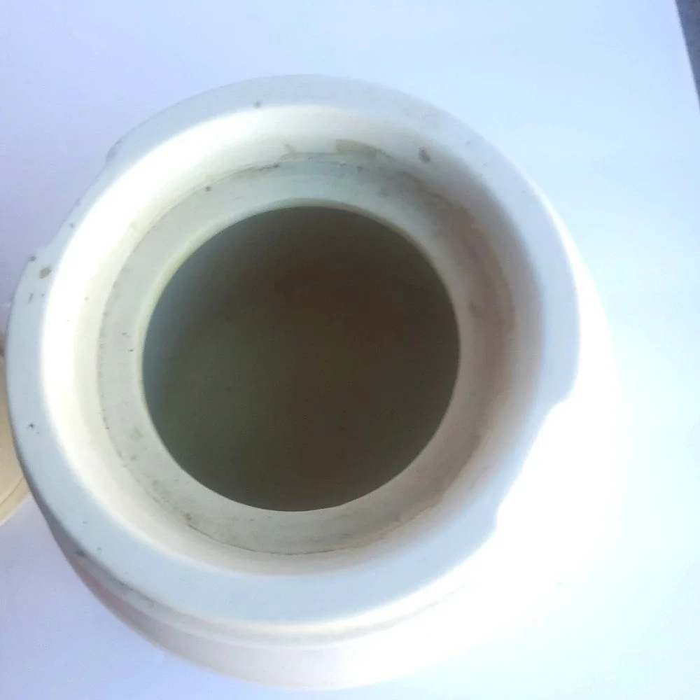 Vintage Norton‎ Ceramic Turn Screw Small Stoneware Mill Grinding Jar BF 00 RARE